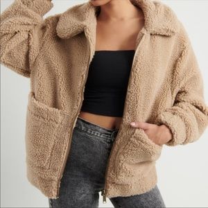 Garage Sherpa oversized coat